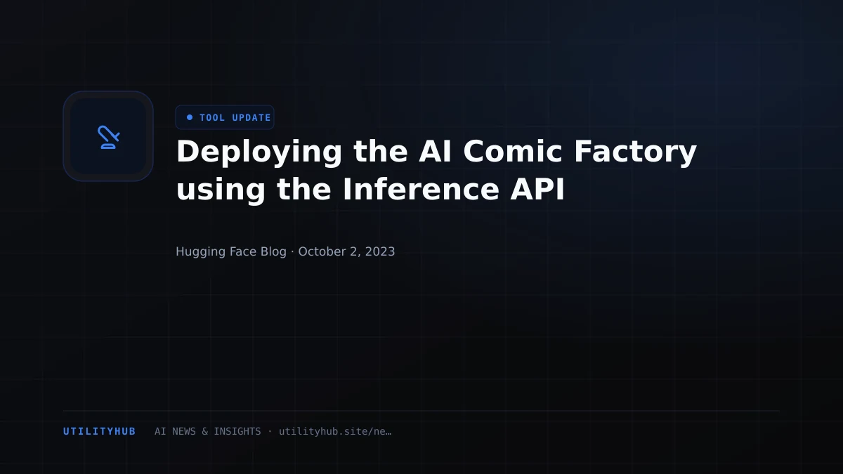Visual reporting for Deploying the AI Comic Factory using the Inference API