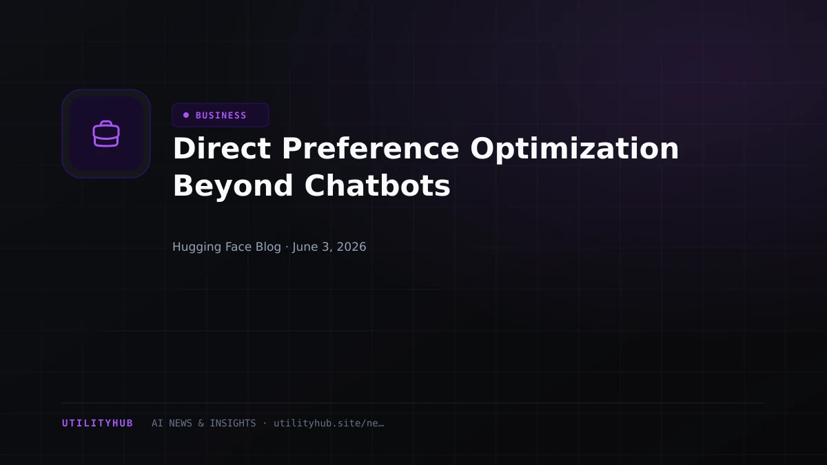 Visual for Direct Preference Optimization Beyond Chatbots