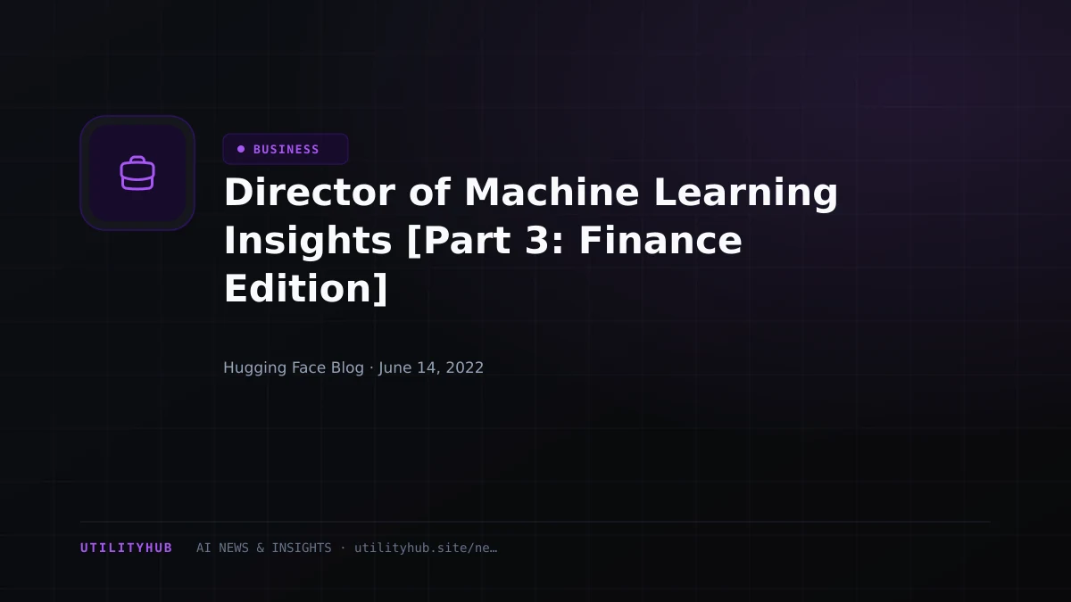 Visual reporting for Director of Machine Learning Insights [Part 3: Finance Edition]