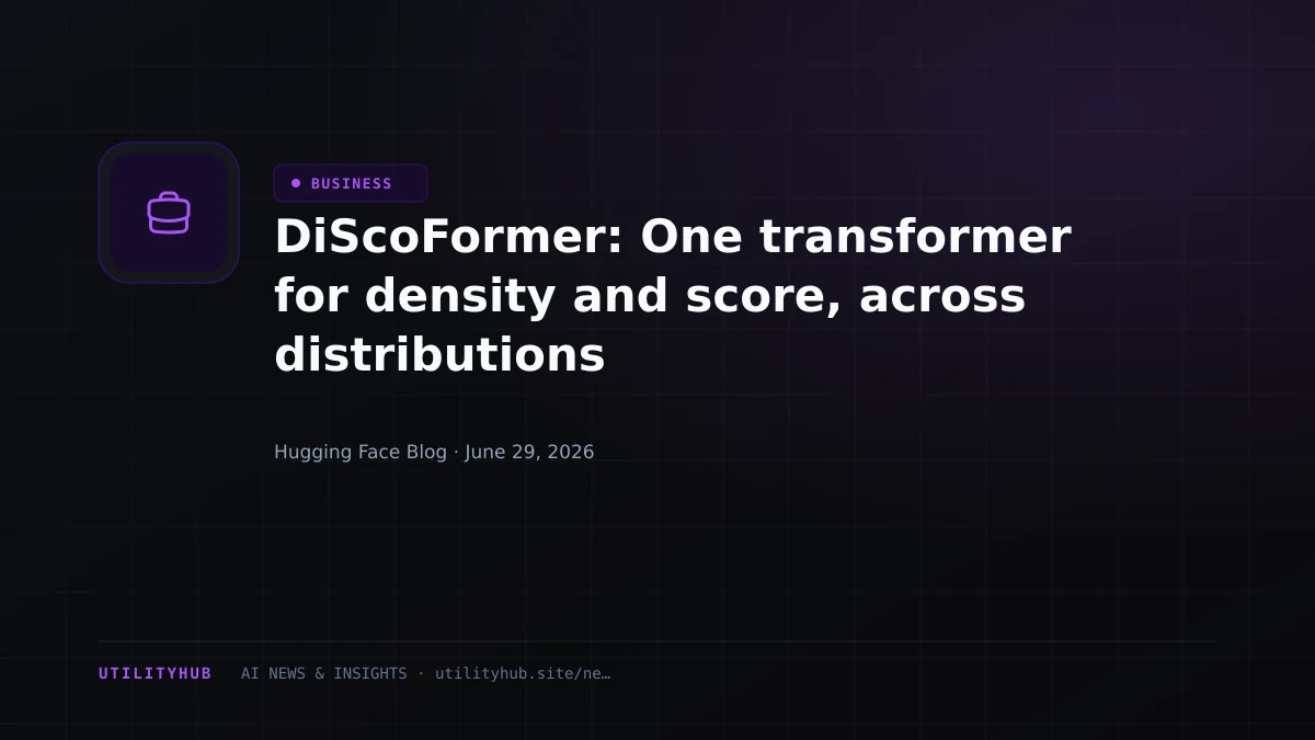 Visual for DiScoFormer: One transformer for density and score, across distributions