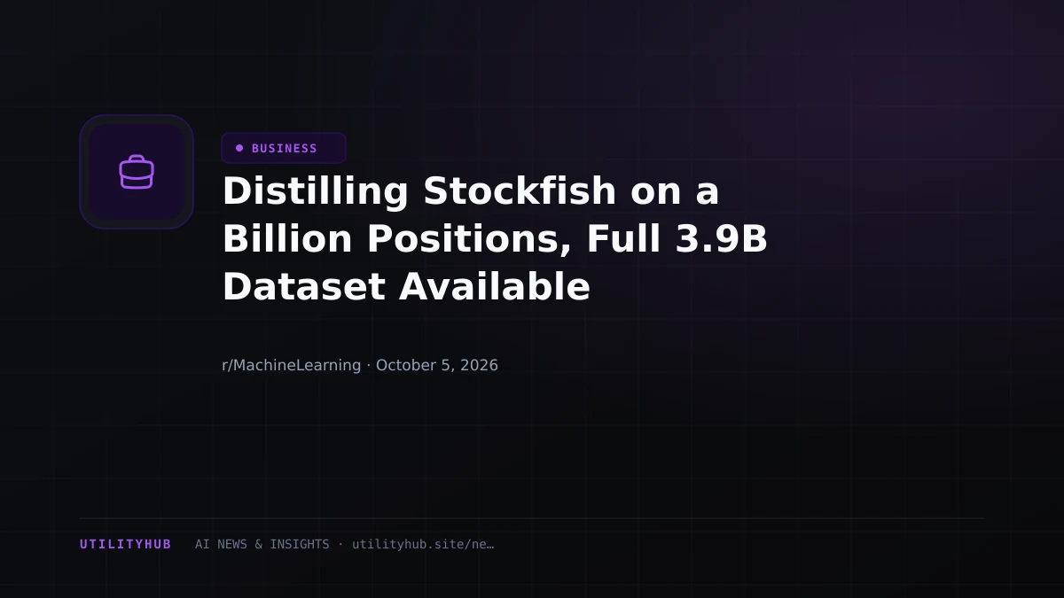 Visual reporting for Distilling Stockfish on a Billion Positions, Full 3.9B Dataset Available