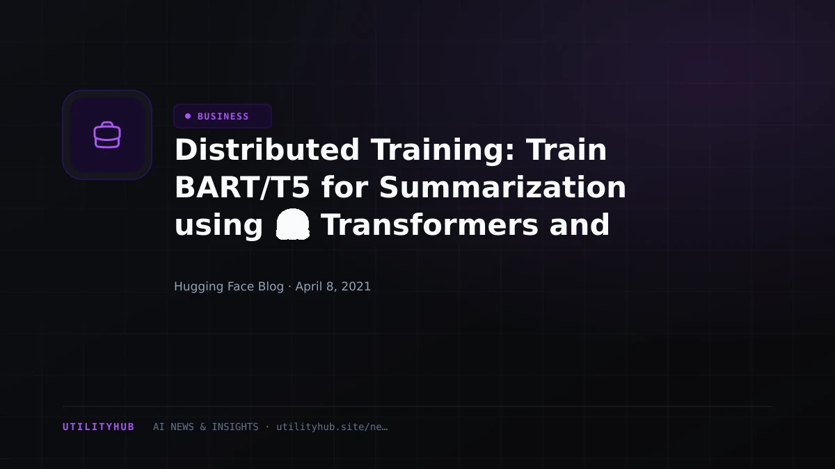 Visual reporting for Distributed Training: Train BART/T5 for Summarization using 🤗 Transformers and Amazon SageMaker