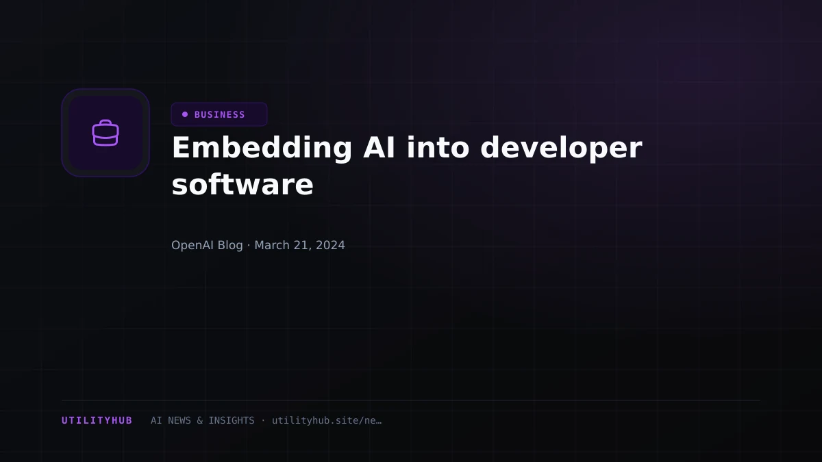 Visual reporting for Embedding AI into developer software