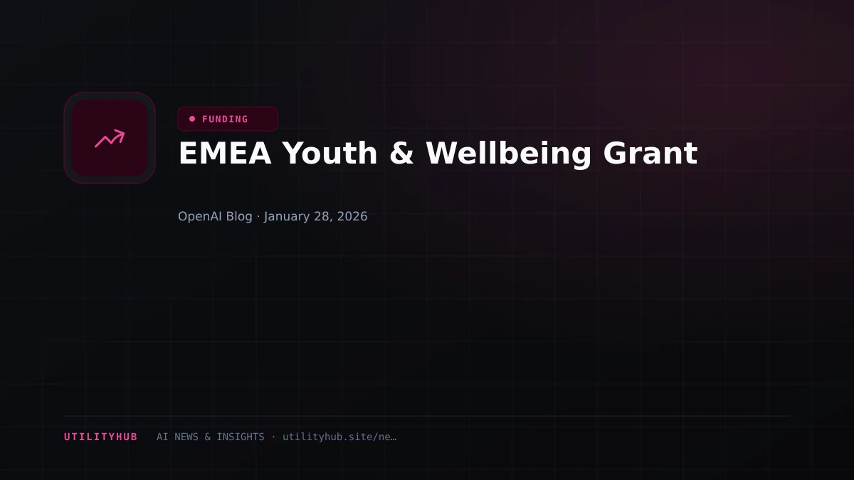 Visual for EMEA Youth & Wellbeing Grant
