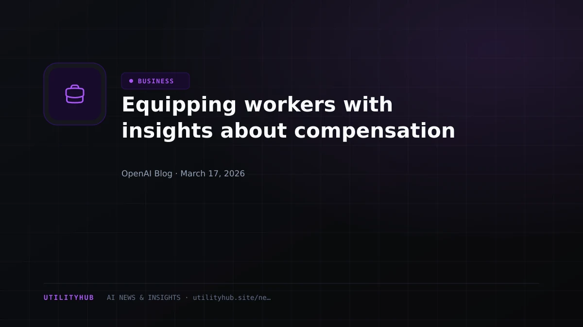 Visual for Equipping workers with insights about compensation