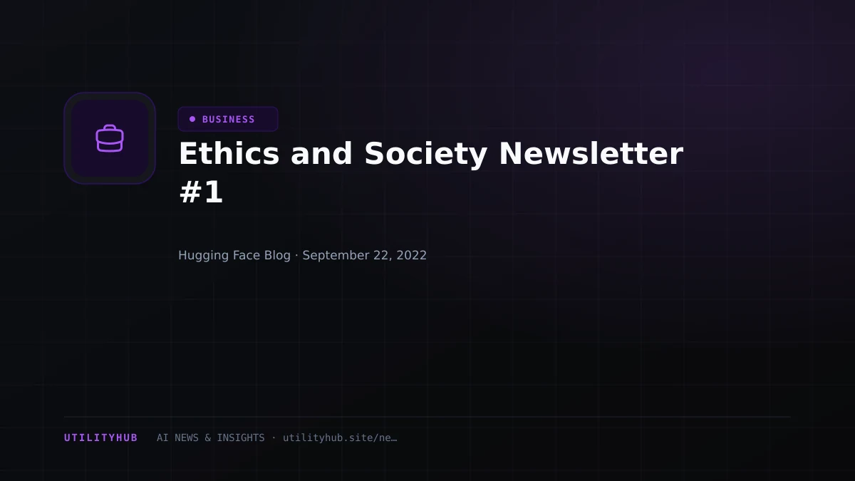 Visual reporting for Ethics and Society Newsletter #1