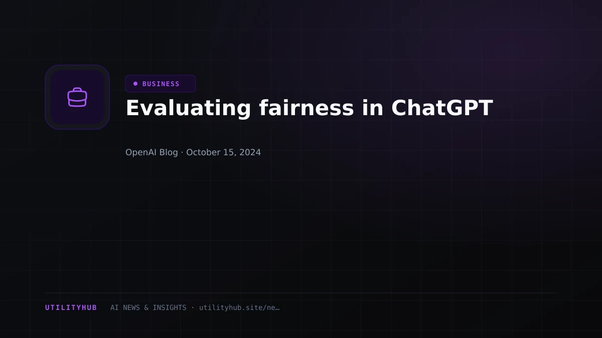 Visual reporting for Evaluating fairness in ChatGPT