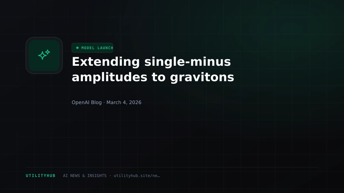 Visual for Extending single-minus amplitudes to gravitons