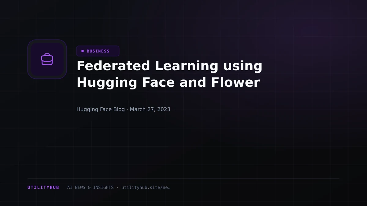 Visual reporting for Federated Learning using Hugging Face and Flower