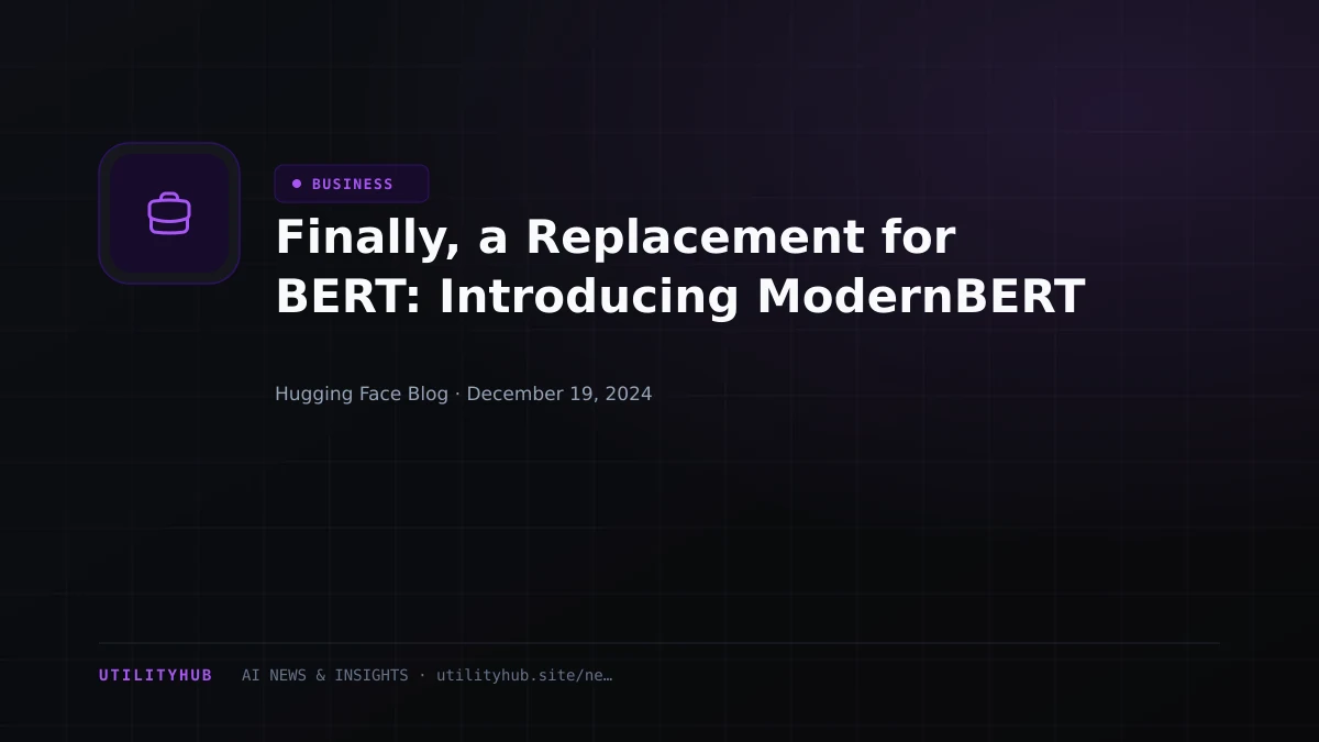 Visual reporting for Finally, a Replacement for BERT: Introducing ModernBERT