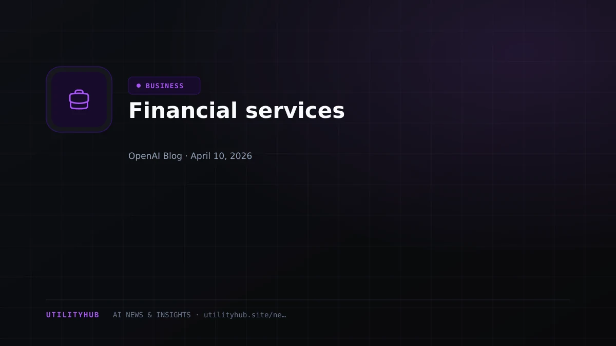 Visual for Financial services