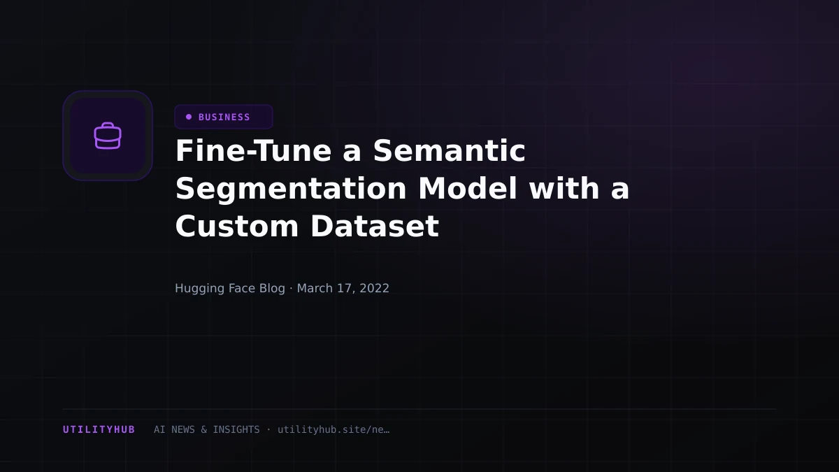 Visual reporting for Fine-Tune a Semantic Segmentation Model with a Custom Dataset