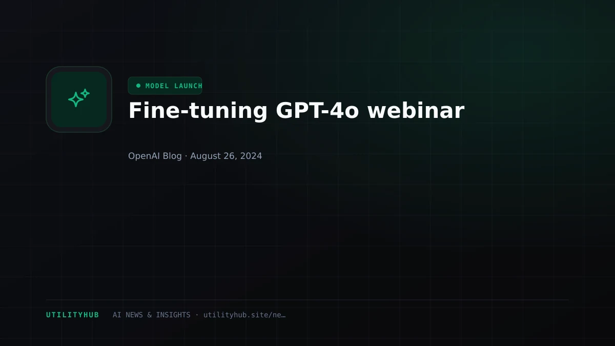 Visual reporting for Fine-tuning GPT-4o webinar