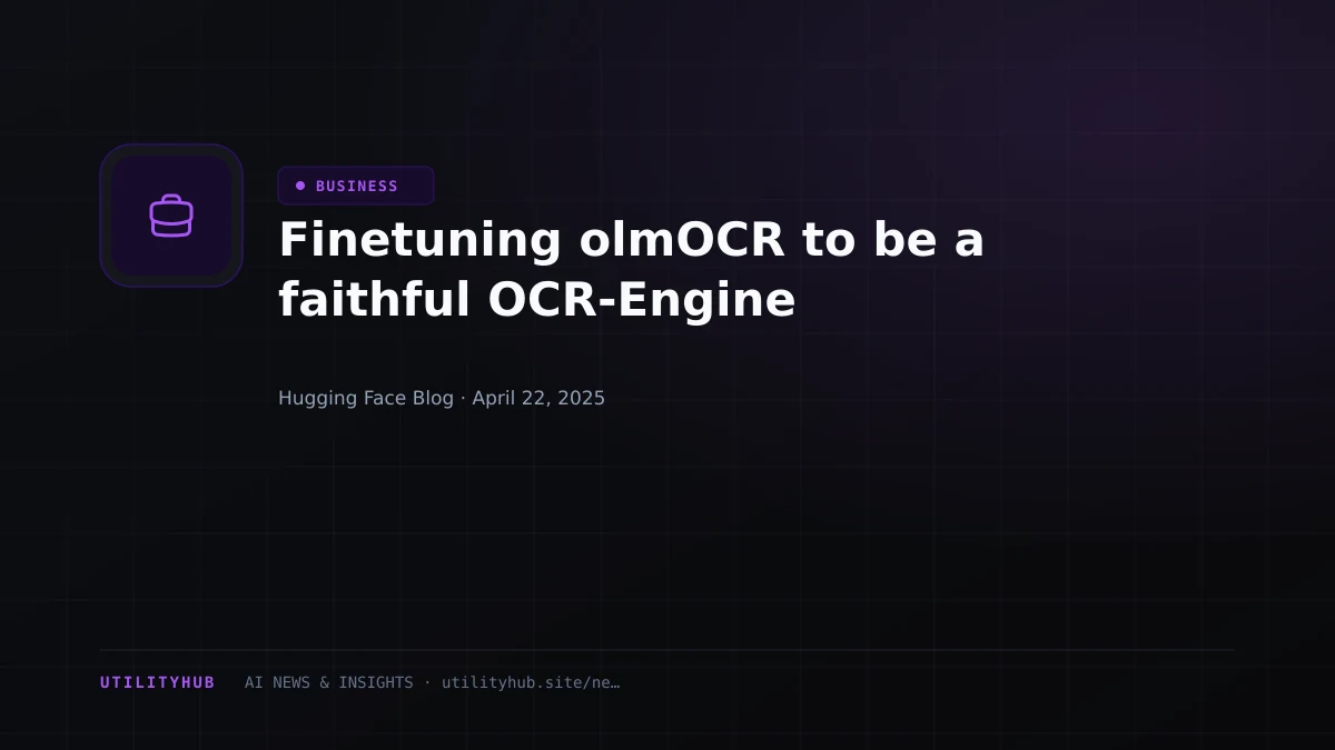 Visual reporting for Finetuning olmOCR to be a faithful OCR-Engine