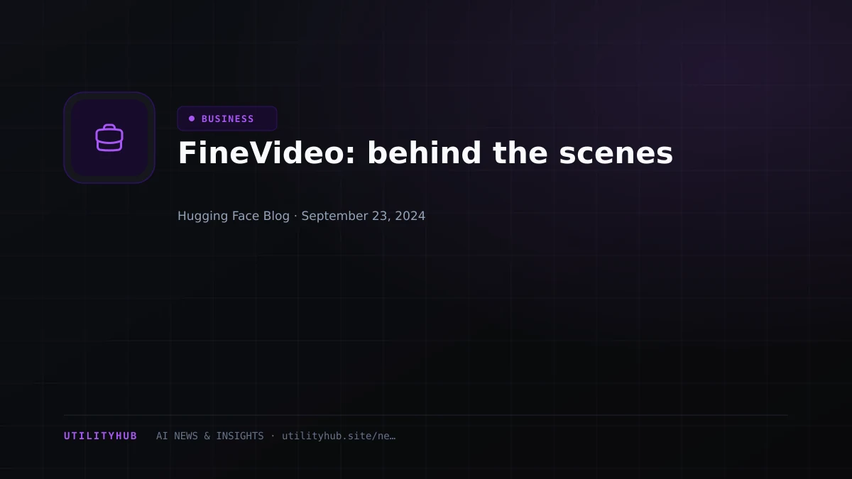 Visual reporting for FineVideo: behind the scenes