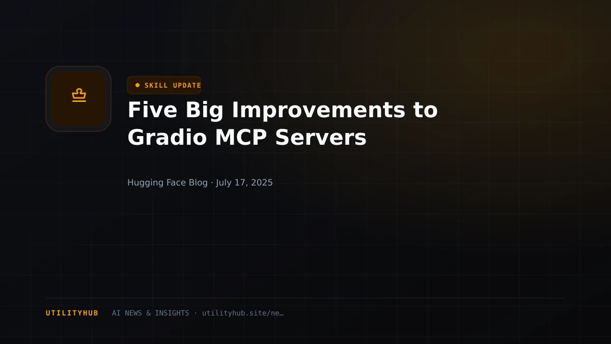 Visual reporting for Five Big Improvements to Gradio MCP Servers