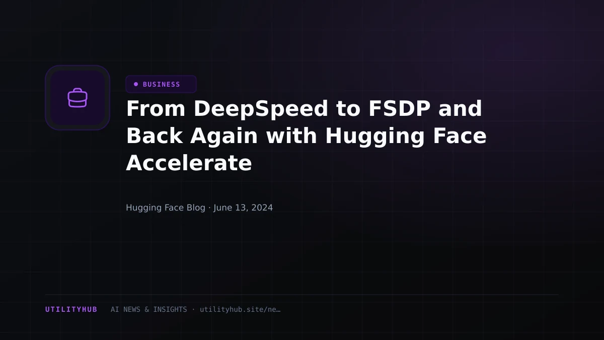Visual reporting for From DeepSpeed to FSDP and Back Again with Hugging Face Accelerate