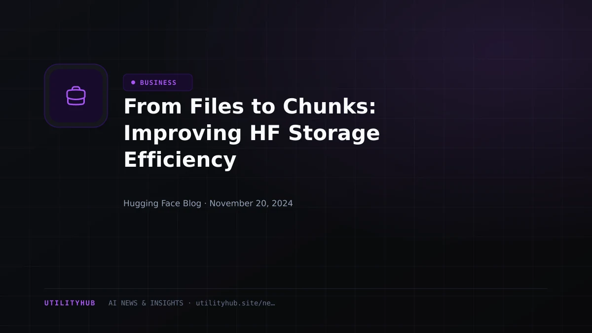 Visual reporting for From Files to Chunks: Improving HF Storage Efficiency