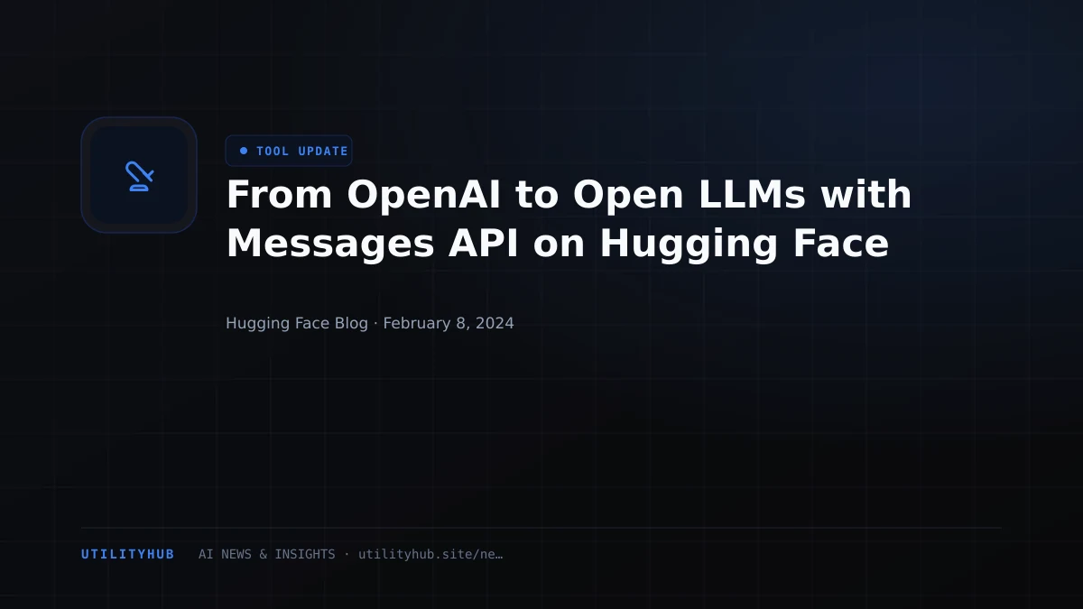 Visual reporting for From OpenAI to Open LLMs with Messages API on Hugging Face