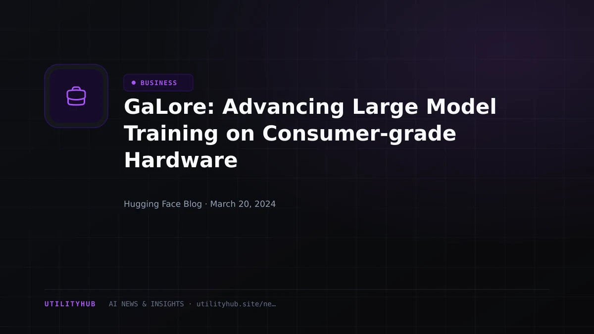 Visual reporting for GaLore: Advancing Large Model Training on Consumer-grade Hardware