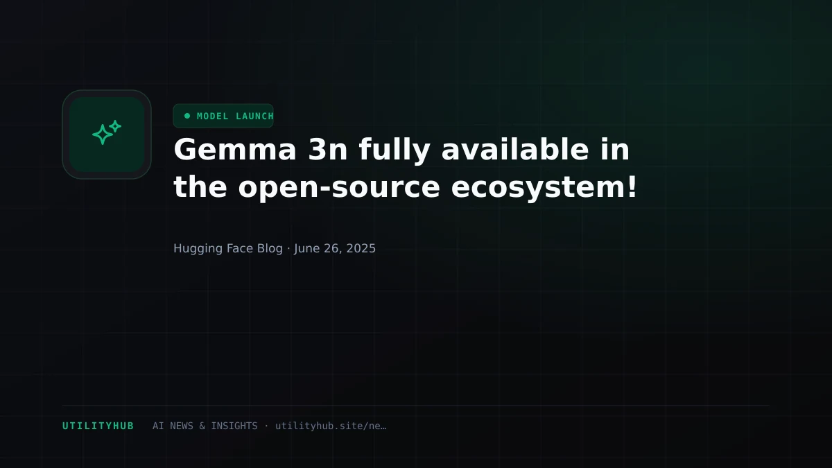 Visual reporting for Gemma 3n fully available in the open-source ecosystem!