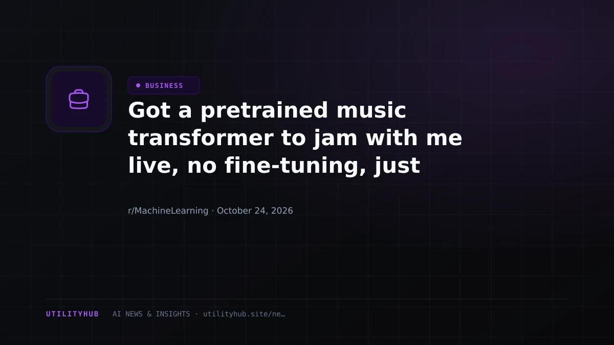 Visual reporting for Got a pretrained music transformer to jam with me live, no fine-tuning, just steering the sampling