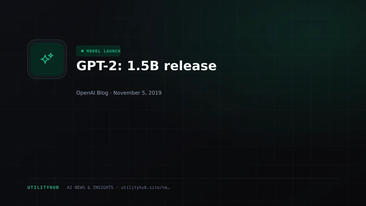 Visual reporting for GPT-2: 1.5B release