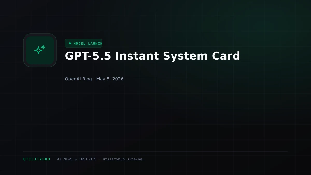 Visual for GPT-5.5 Instant System Card
