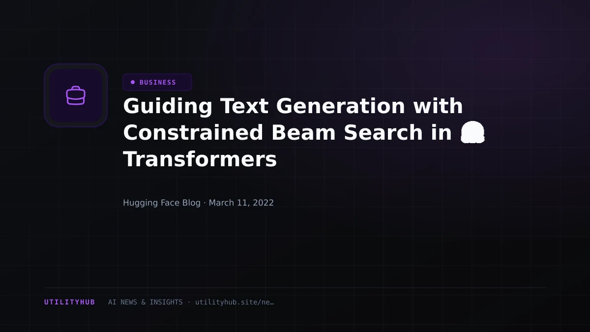 Visual reporting for Guiding Text Generation with Constrained Beam Search in 🤗 Transformers