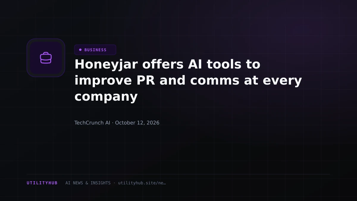 Visual reporting for Honeyjar offers AI tools to improve PR and comms at every company