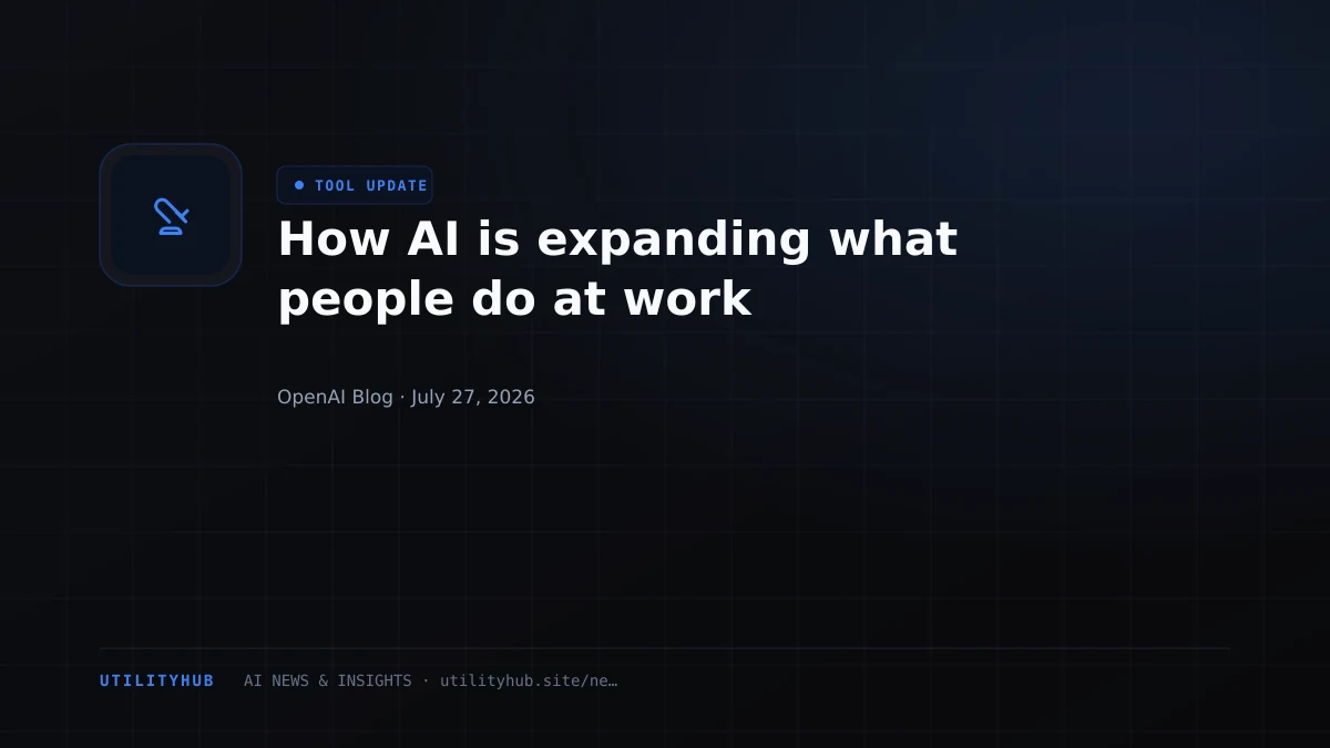 Visual for How AI is expanding what people do at work