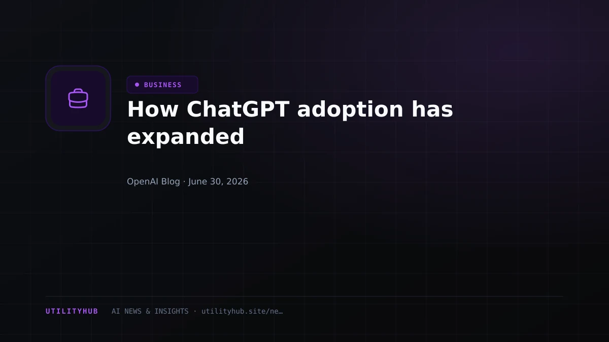 Visual for How ChatGPT adoption has expanded