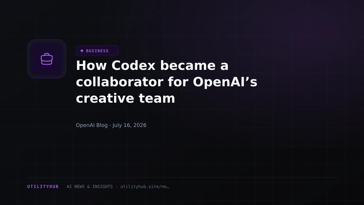 Visual for How Codex became a collaborator for OpenAI’s creative team