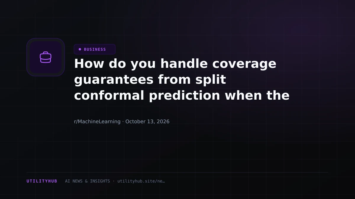 Visual reporting for How do you handle coverage guarantees from split conformal prediction when the data shifts?