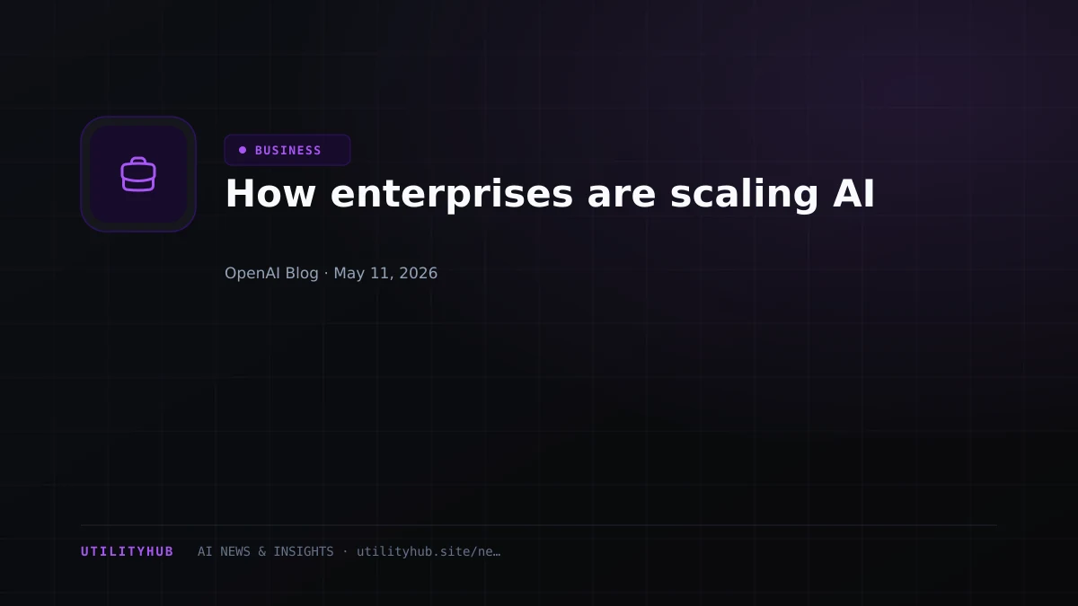 Visual for How enterprises are scaling AI