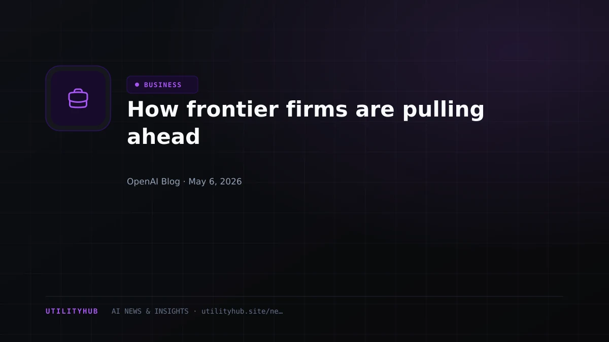 Visual for How frontier firms are pulling ahead