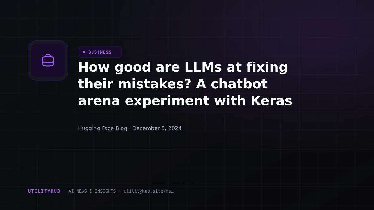 Visual reporting for How good are LLMs at fixing their mistakes? A chatbot arena experiment with Keras and TPUs