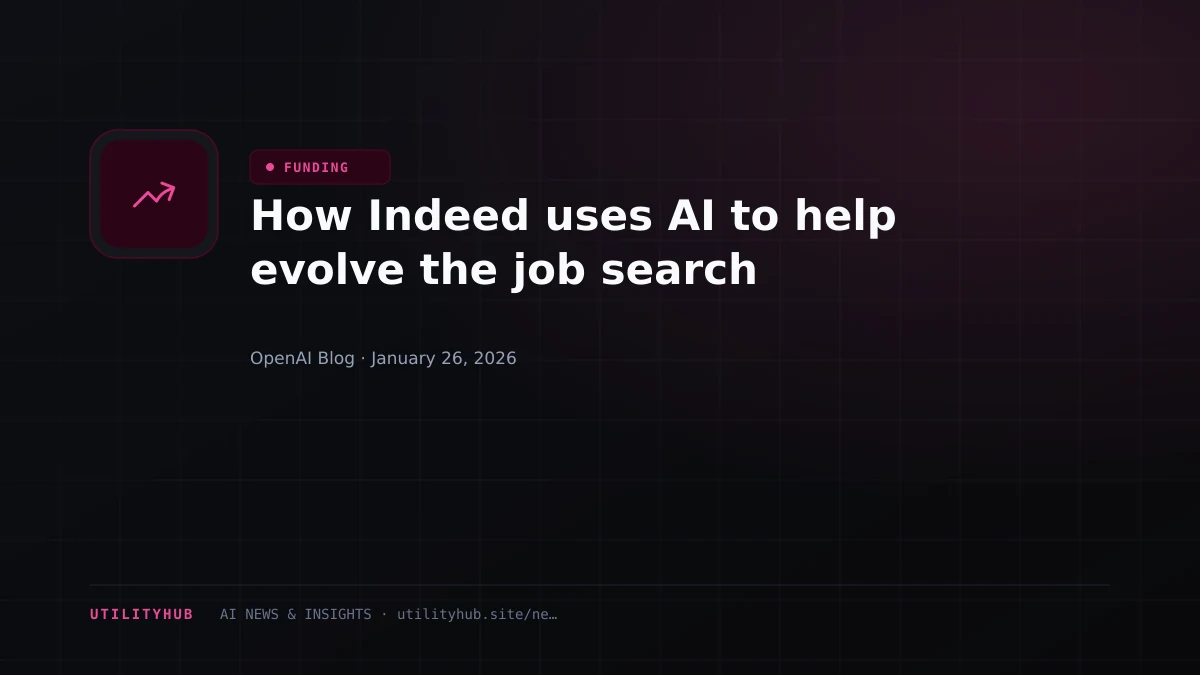 Visual for How Indeed uses AI to help evolve the job search