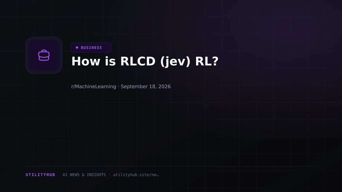 Visual for How is RLCD (jev) RL?