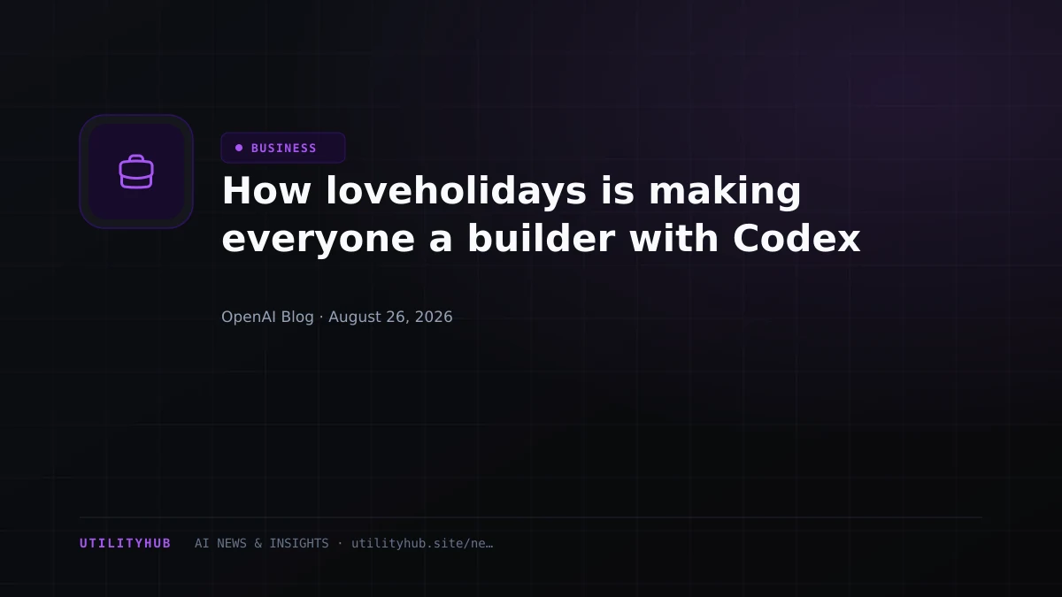 Visual for How loveholidays is making everyone a builder with Codex