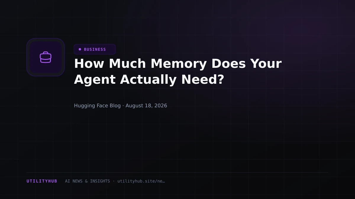 Visual for How Much Memory Does Your Agent Actually Need?