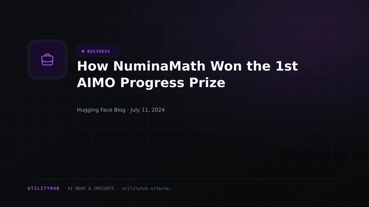 Visual reporting for How NuminaMath Won the 1st AIMO Progress Prize
