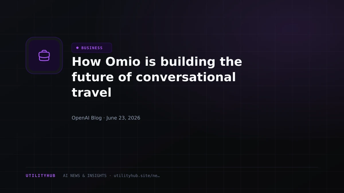 Visual for How Omio is building the future of conversational travel