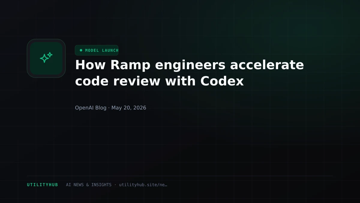Visual for How Ramp engineers accelerate code review with Codex