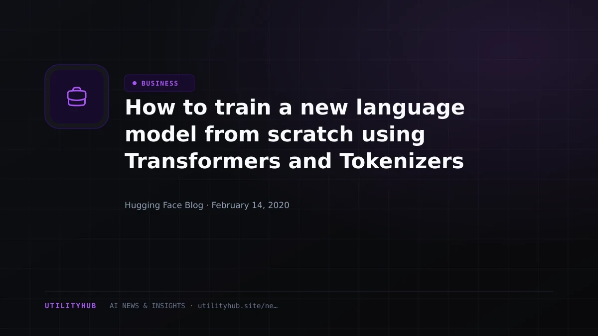 Visual reporting for How to train a new language model from scratch using Transformers and Tokenizers