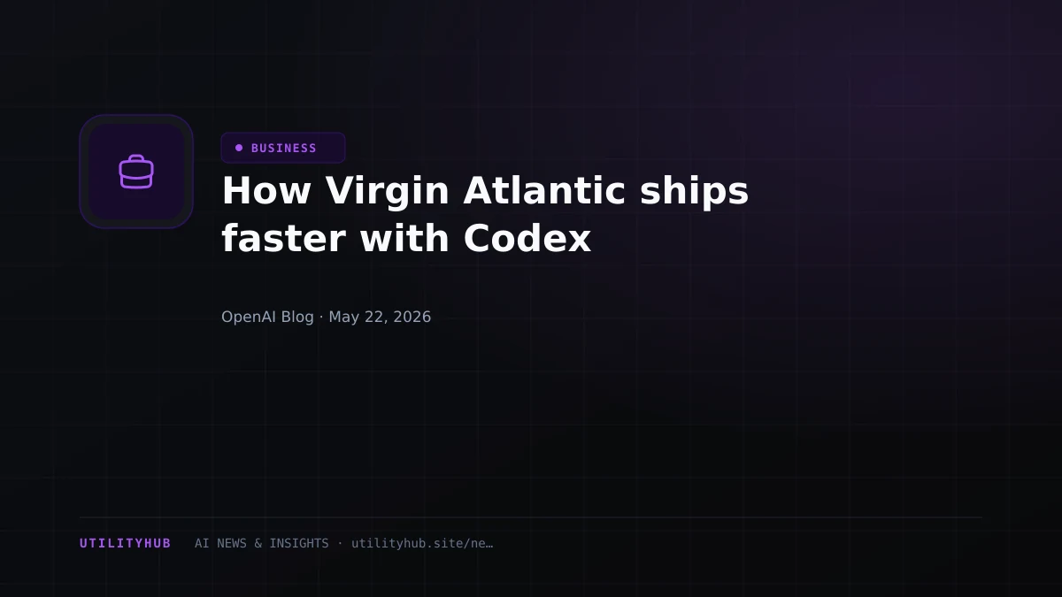 Visual for How Virgin Atlantic ships faster with Codex