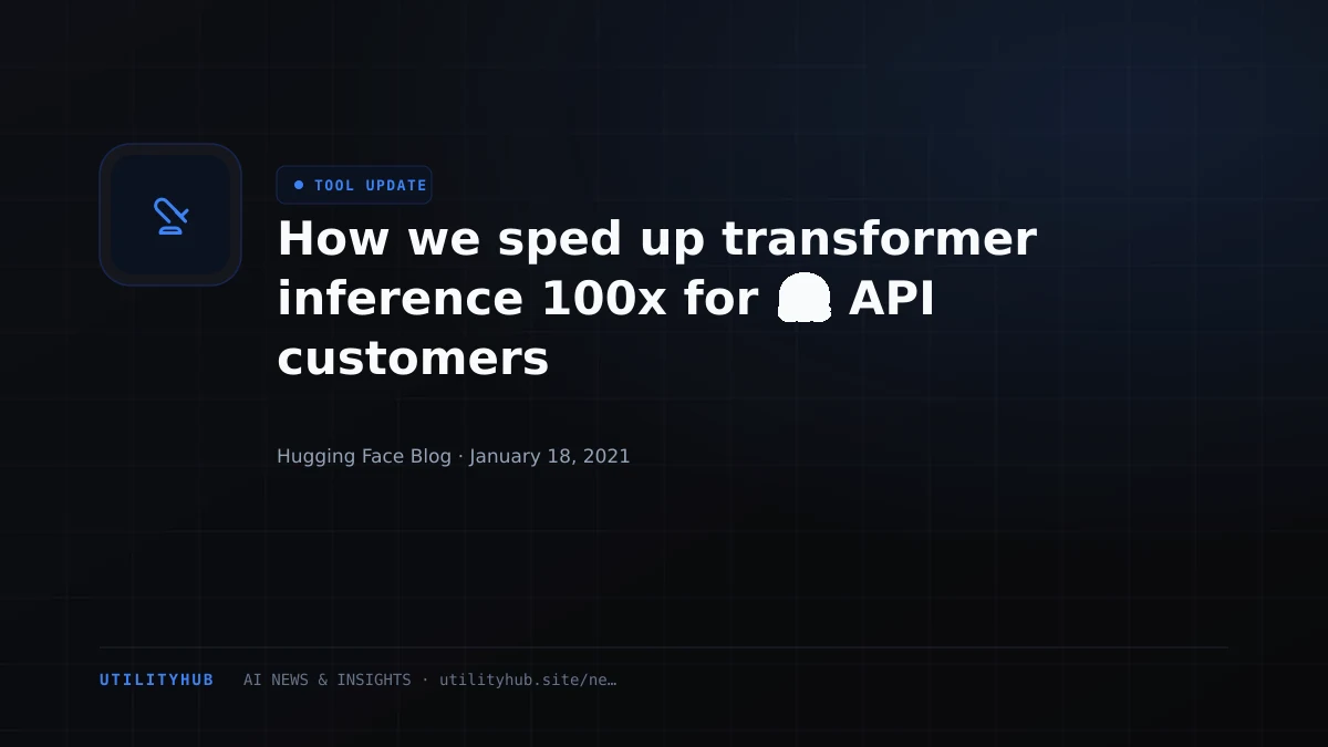 Visual reporting for How we sped up transformer inference 100x for 🤗 API customers