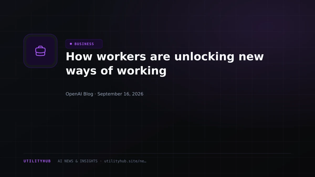 Visual for How workers are unlocking new ways of working