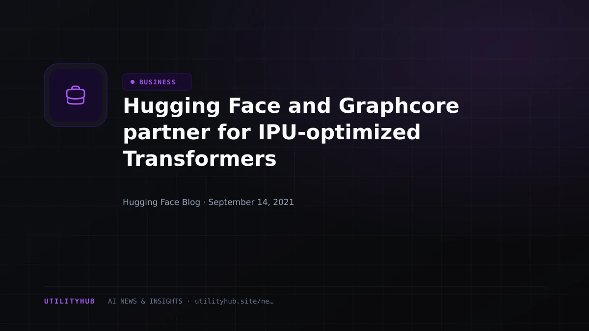 Visual reporting for Hugging Face and Graphcore partner for IPU-optimized Transformers