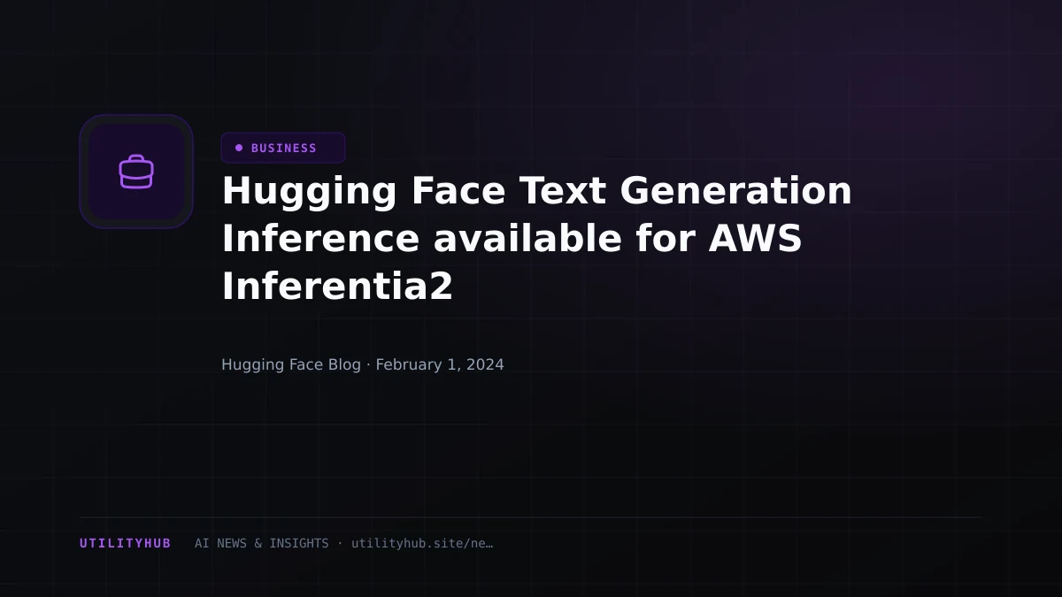 Visual reporting for Hugging Face Text Generation Inference available for AWS Inferentia2